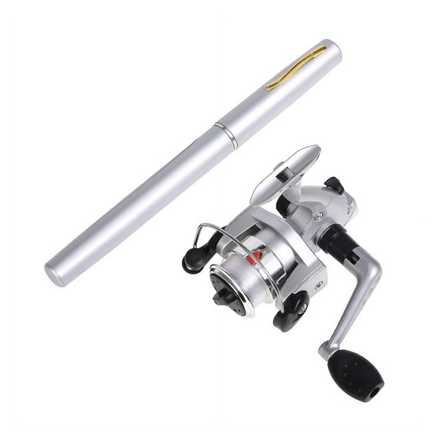 Pocket Collapsible Fishing Rod Reel Combo Mini Pen Fishing Telescopic Fishing Rod Reel Combo Kit
