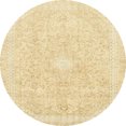 thumbnail image 1 of Ahgly Company Tapis d'Intérieur Ronds Abstraits Soleil Jaune Tapis de Zone Abstraits, 8 Pieds Rond, 1 of 6