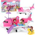 thumbnail image 4 of Airplane Toy Transport Doll Dream Plane Transforming Playset Toy Gift, 4 of 12