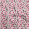 thumbnail image 1 of oneOone Silk Tabby Light Pink Fabric Florals Craft Projects Decor Fabric Printed By The Yard 42 Inch Wide, 1 of 4