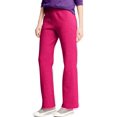 thumbnail image 1 of Hanes Womens ComfortSoft EcoSmart Petite Open Leg Sweatpants, M, Sizzling Pink, 1 of 1