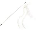 thumbnail image 2 of Cat Wand Toy Furry Ribbon Bell Cute Cat Teaser Toy Kitten Play Toy for Training, 2 of 10