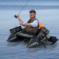 thumbnail image 2 of Costway Bouée de Pêche Gonflable Bateau de Pêche Portable avec 3 Boîtes de Rangement Détachables Camouflage, 2 of 10