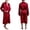 Rouge, variante sur Grrvtrz Peignoir de Détente en Satin Soyeux pour Hommes, Longue Tenue de Nuit Légère, Liquidation de Noël, Cadeaux pour Hommes, Vêtement de Détente avec Poches