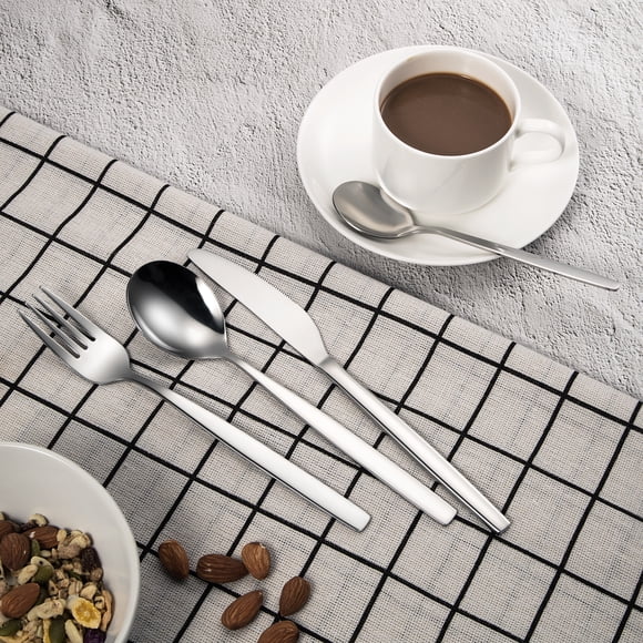 PioneerWorks 30-Piece Silverware Set for 6, Stainless Steel Flatware Set with Mirror Polished Finish, Dishwasher Safe Cutlery Includes Knives Forks Spoons, Home Dining