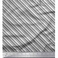 thumbnail image 1 of Soimoi Silk Fabric Diagonal Stripe Print Fabric by Yard 42 Inch Wide, 1 of 5
