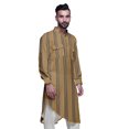 thumbnail image 3 of Atasi Kurta Traditionnel en Rayonne Imprimée à Col Mandarin pour Hommes Chemise Décontractée, 3 of 6