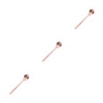 thumbnail image 4 of VONKY Cute Spoon For Tea Essential Teaware - Exquisite And Practical Stainless Steel Spoon Stainless Steel Sugar Spoon For Tea dog paw rose gold 1 3Set, 4 of 6