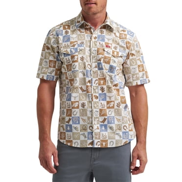 Chemise imprimée à manches courtes pour hommes Wrangler®