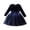 ZF-Blue, variant on Zanarzt Little Girls Christmas Dress Toddler Baby Girl Christmas Dress for Girls Long Sleeve Dress Girls Winter Party Dress Red,7 Years
