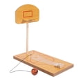 thumbnail image 1 of Ensemble de Jeux de Basketball en Bois Mini Jeu de Basketball Créatif Drôle Jeux de Bureau pour Nouveauté Anti-Stress Interaction Parent-Enfant Jouet de Bureau Jeux de Bureau Mini Anneaux de Basketball des, 1 of 7