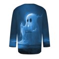 thumbnail image 3 of Birdeem T-Shirts à Manches Longues pour Hommes Imprimé Col Rond Mode Décontractée Manches Courtes Blouses Chemises Manches Longues Chemises de Noël pour Hommes, 3 of 4