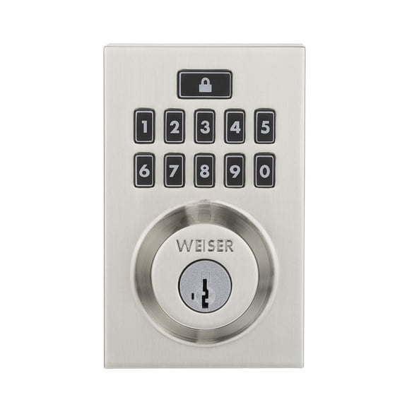 SmartCode 10 Contemporain Électronique Serrure électronique, Nickel Satin