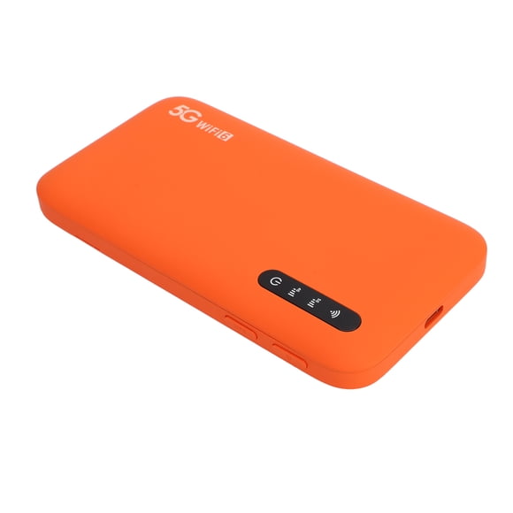 5G Mobile Hotspot, IP67 Rating High Speed 6100mAh Battery 2.4G 5.8G WiFi Hotspot for Travel or Office