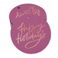 thumbnail image 1 of Inkdotpot Happy Holiday Bottle Tag Real Rose Gold Foil Favor Hang Tags 100 Pack, 1 of 6