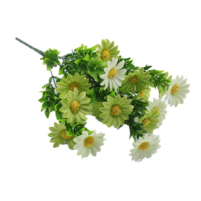 Artificial Flower Green 1Pc Green Plastic (1X Artificial Flower)