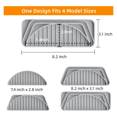 thumbnail image 4 of Plateau de Récupération pour Réfrigérateur, Distributeur de Glace et d'Eau en Silicone, Plateau de Récupération d'Eau, Découpable et Redimensionnable, 4 of 5