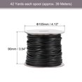 thumbnail image 2 of Unique Bargains Beading Thread Bracelet Weave Bead Craft Cord 4mm 39M/Roll (42-Yards) Decorative String, Black, 2 of 7
