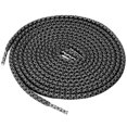 thumbnail image 1 of INSPIRE CHIC 2 Paires Lacets Ronds Élastiques Réfléchissants Unisexes pour Espadrilles Noir 120 cm/47.2 Pouces, 1 of 5