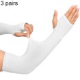thumbnail image 2 of Neinkie 3 Paires de Manchons de Bras pour Hommes et Femmes – Cache-Tatouage, Protection Solaire - Compression Rafraîchissante UPF 50 - Basketball, Course, 2 of 7