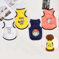 thumbnail image 2 of EastVita Pet Sunscreen Vest Cartoon Comfortable Breathable Good Elasticity Printing Pattern Dog Cat Clothes, 2 of 8
