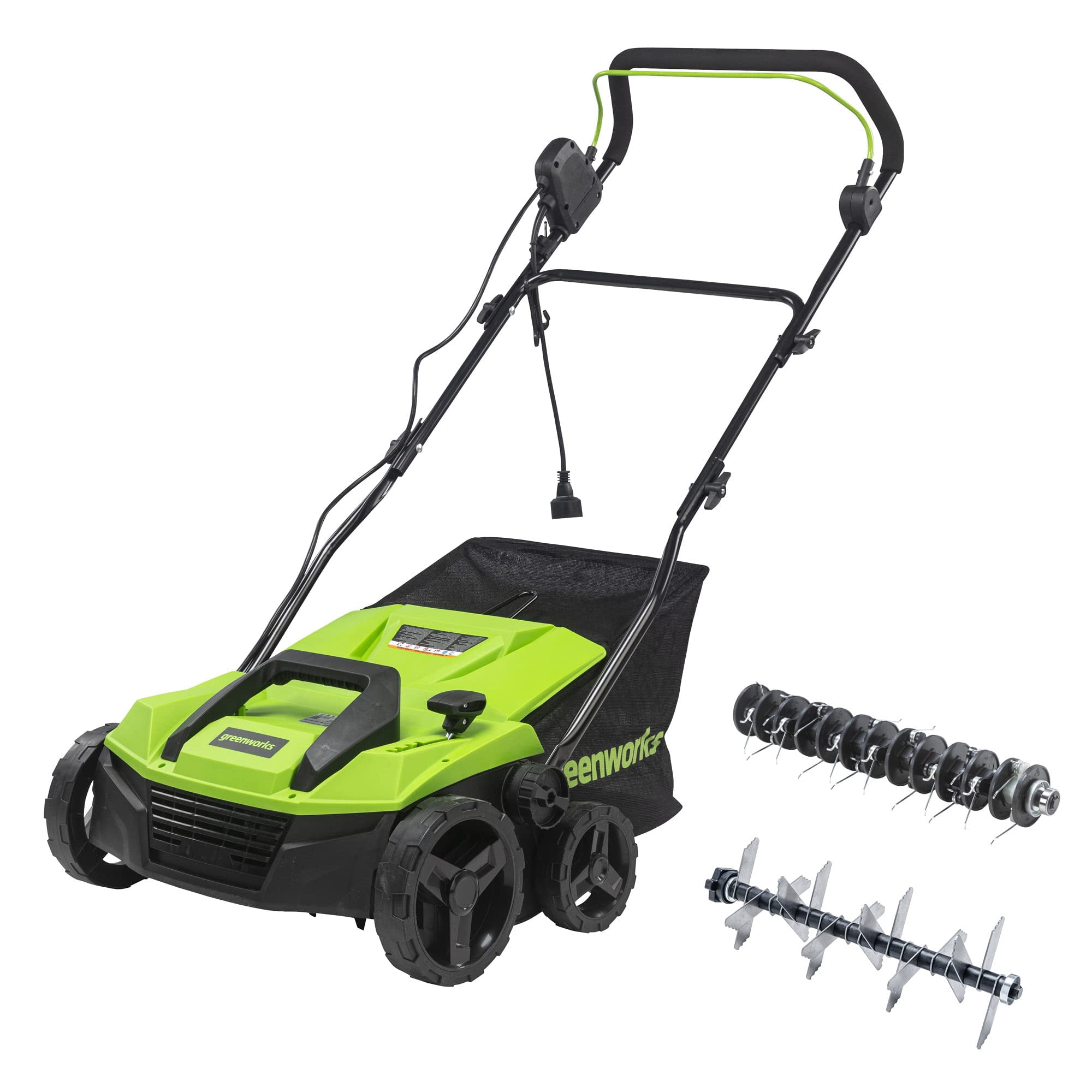 Greenworks Détacheur / Scarificateur électrique 13 Amp 14 po, DT13B00