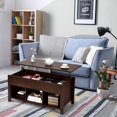 thumbnail image 4 of Giantex Lift Top Coffee Table, Wood Home Living Room Modern Lift Top Storage Coffee Table, 4 of 7