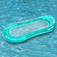 thumbnail image 4 of Estbridge Matelas Pneumatique Gonflable en PVC Pliable Portable, Tapis de Fauteuil Inclinable Résistant à l'Eau, Lit Flottant Résistant à l'Eau pour Piscine d'Été pour Piscine d'Été (Vert), 4 of 7