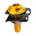 thumbnail image 2 of ruzhgo 20 Pièces Moto Clips Corps Vis Alliage d'Aluminium Moto Modification Vis Écrou Pièce de Rechange Entretien Or Rouge, 2 of 6