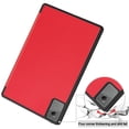 thumbnail image 4 of DWaybox Case for Lenovo Idea Tab Plus 12.1 inch 2025 Model, Shockproof Protective Cover with Kickstand, Built-in Pen Slot & Auto Wake/Sleep, Folio Matte TPU Smart Cover -Red, 4 of 4