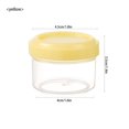 thumbnail image 2 of SUTENGDA Salad Dressing Container- 35ml Small Containers with Lids Leakproof Condiment Containers  Reusable Plastic Sauce Containers Stackable Small Dipping Sauce Cups Set Without BPA (4, 2 of 8