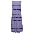 thumbnail image 4 of SMihono Robes d'Été Bohémiennes pour Femmes Grande Taille Mode Décontractée Aguichant Col Carré Imprimé Robes d'Été Sans Manches Robe Chandail, 4 of 5