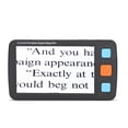 thumbnail image 1 of Magnifying Glass with Light for Reading, 5 Inch Electronic Reading Aid with 4X 8X 16X 24X 32X, Digital Video Magnifier for Seniors ForVisually Impaired, LowVision, Color Blindness, 1 of 7