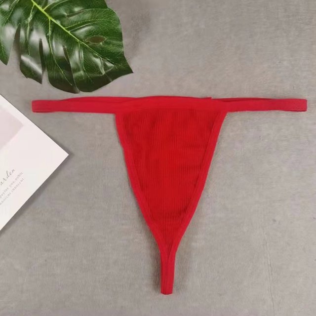 XZNGL Women Sexy Transparent Underwear Sling Solid Color Shortened Underwear Set