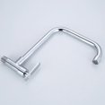 thumbnail image 4 of BUYISI Brass Chrome Kitchen Sink Faucet Wall Mount Tap Single Handle Cold Water Taps, 4 of 9