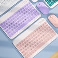 thumbnail image 2 of Ensemble de Clavier Bluetooth Sans Fil Portable Mouse pour Android Ios Windows Téléphone Tablette Noir 10 Pouces, 2 of 5