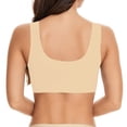 thumbnail image 4 of Hjtefg Plus Size Bralette - Wireless Adjustable Support, Side-Smoothing Full Coverage,Color: Skin Size: 3XL, 4 of 6