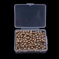 thumbnail image 2 of yuksok 300 Pcs Color Thumbtack Push Pins Plastic Head Steel Point Gold, 2 of 9