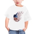 thumbnail image 1 of TopLLC Manches Courtes Col Rond Blouses & Chemises Chemises pour Enfants T-Shirt Graphique Manches Courtes Col Rond Crop Top pour 3-14 Ans Filles et Garçons T-Shirt Tee Blouse Fille, 1 of 4