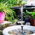 thumbnail image 3 of Mistaha 10V/8W Solar Powered Fountain Pump Water Pump with Adjustable Solar Panel DIY Birdbath Fountain, 3 of 8
