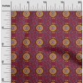 thumbnail image 1 of oneOone Tissu Polyester Lycra Feuilles & Floral Imprimé au Mètre 56 Pouces de Large, 1 of 4