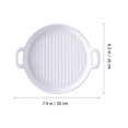 thumbnail image 2 of Ceramic Plate Ceramic Baking Food Plate Food Holder Restaurant Salad Plate, 2 of 8
