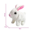 thumbnail image 2 of Jouet Lapin Volant, Simulation Adorable Sautant Flopsie Électrique Blanc, 2 of 7