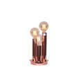 thumbnail image 1 of Sagebrook Home METAL 13" LAMP 3 POST LAMP W/BULBS, GOLD, 1 of 1
