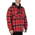 thumbnail image 1 of Workload Men's Hooded Flannel Jacket, 1 of 6