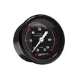 thumbnail image 3 of Grams Performance 120psi Fuel Pressure Gauge Blk Face G2-99-1200, Black, 3 of 3