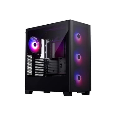 Phanteks XT Pro Ultra, Châssis de Jeu Mi-Tour, 4x Ventilateurs M25-140 Inclus, Maille à Haute Performance de Débit d'Air, Fenêtre en Verre Trempé, USB-C 3.2 Gen2, Noir