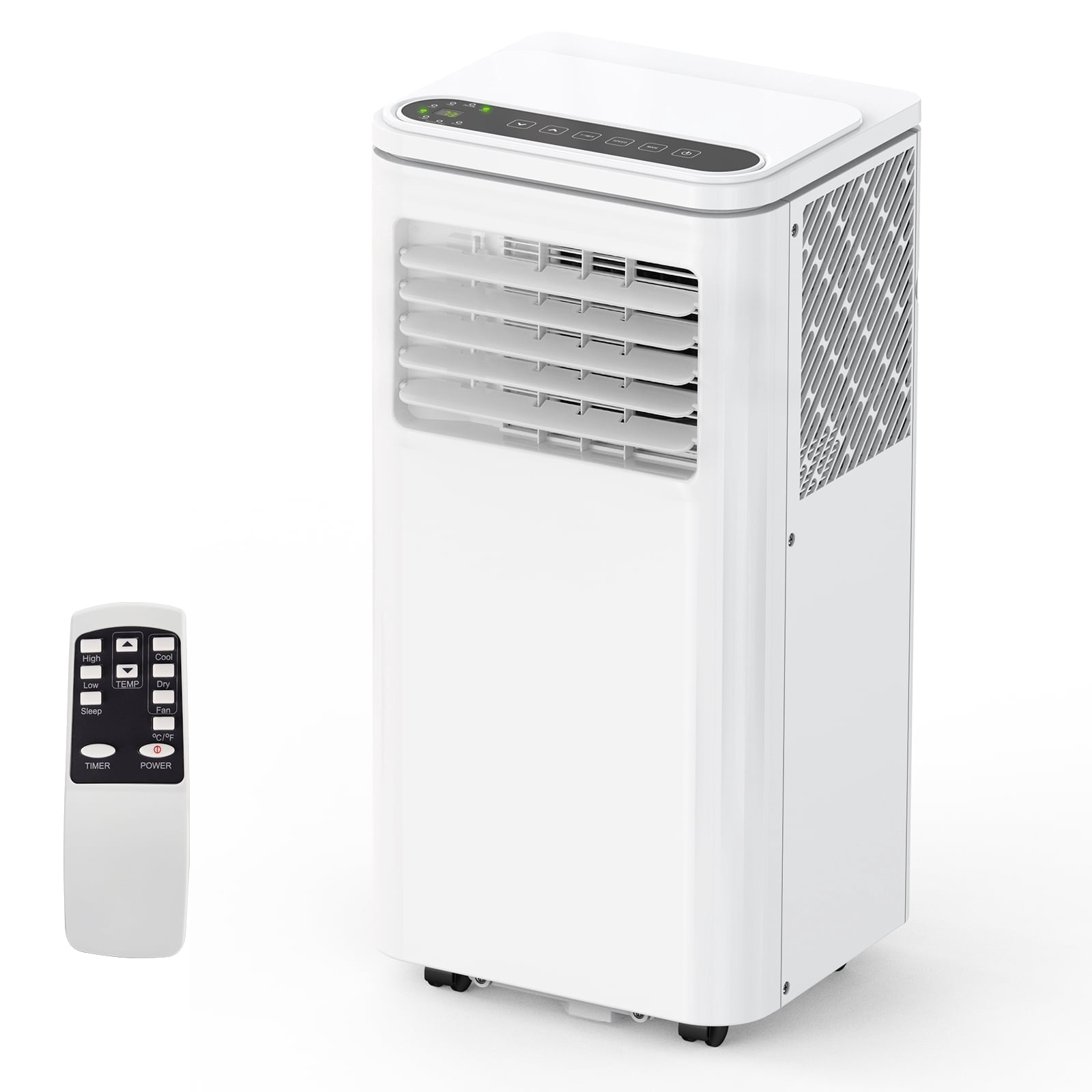 10000 BTU Portable Air Conditioners, Portable AC Unit with Fast Cool, Heat Mode, Ventilator, Dry, 4-in-1 Air Conditioner Portable, Smart Timer, Remote & Installation Kit, for Room