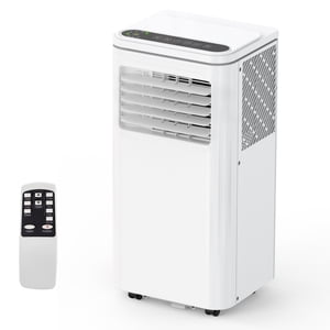 10000 BTU portatif Air Conditionneurs portatifs AC Unité avec refroidissement rapide, mode chaleur, ventilateur, sec, 4-in-1 Air Conditionneur Portable, Smart Minuter, Télécommande & Kit d'installation, pour la chambre