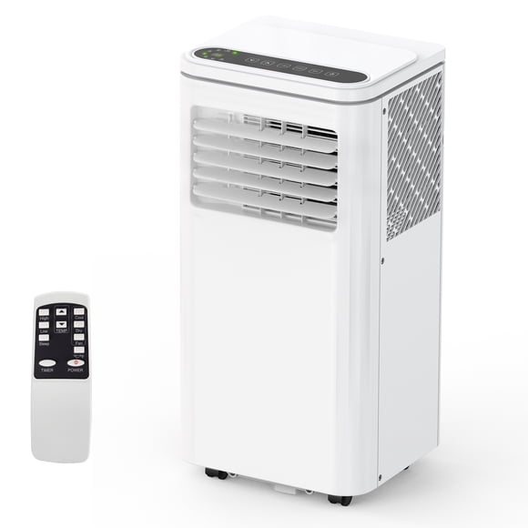 10000 BTU Portable Air Conditioners, Portable AC Unit with Fast Cool, Heat Mode, Ventilator, Dry, 4-in-1 Air Conditioner Portable, Smart Timer, Remote & Installation Kit, for Room